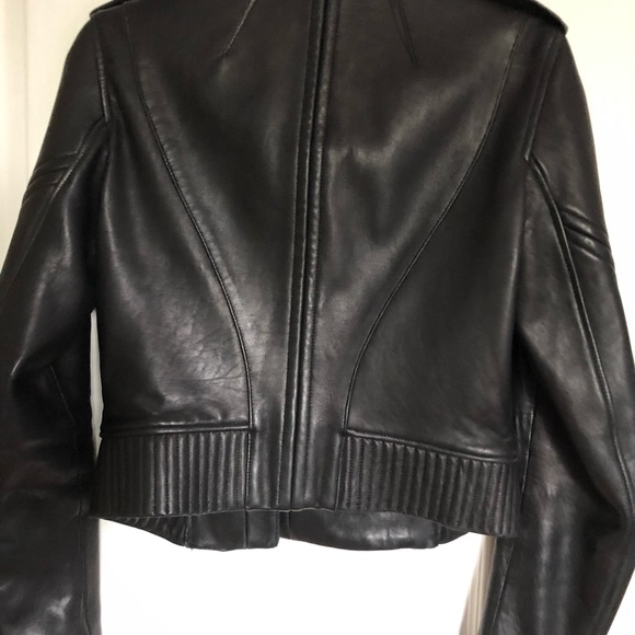 Theory Katiana Black Moto Jacket size 4 - Picture 4 of 8
